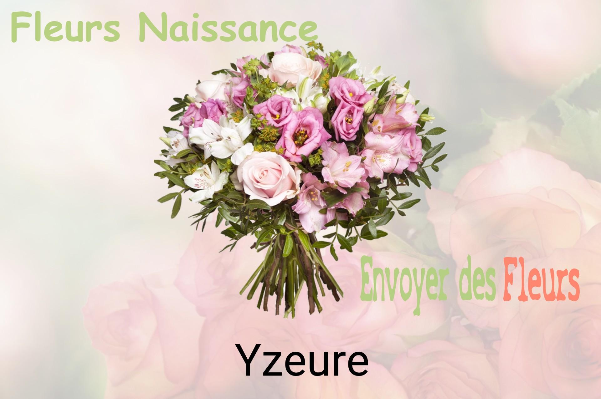 Bouquet de fleurs de naissance livré à Yzeure